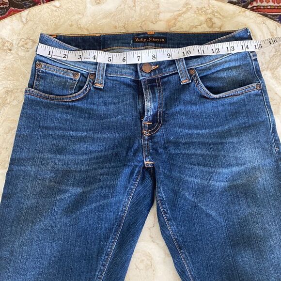 NUDIE Long John Television Blue Jeans - Picture 10 of 13